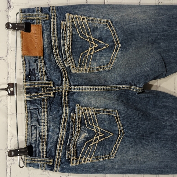 Vigoss Fit Boot cut Distressed Jeans - Picture 8 of 8